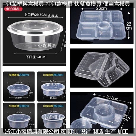 一次性保鲜盒模具 注塑设备模具制造